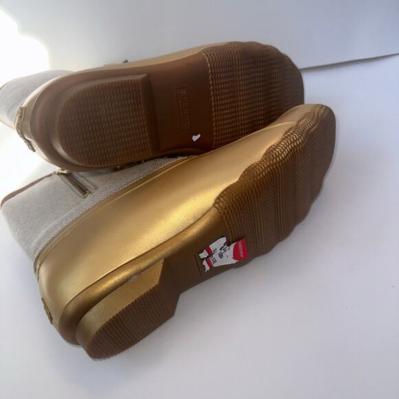 Sperry saltwater womens gold duck boots 8.5 - Picture 5 of 5